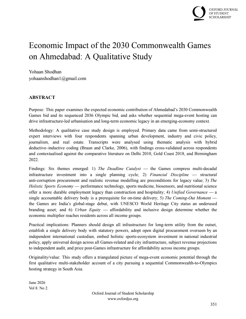 Published research paper, page 1